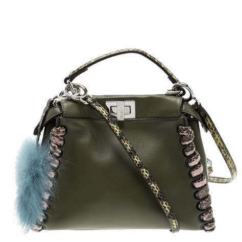 fendi olive green bag